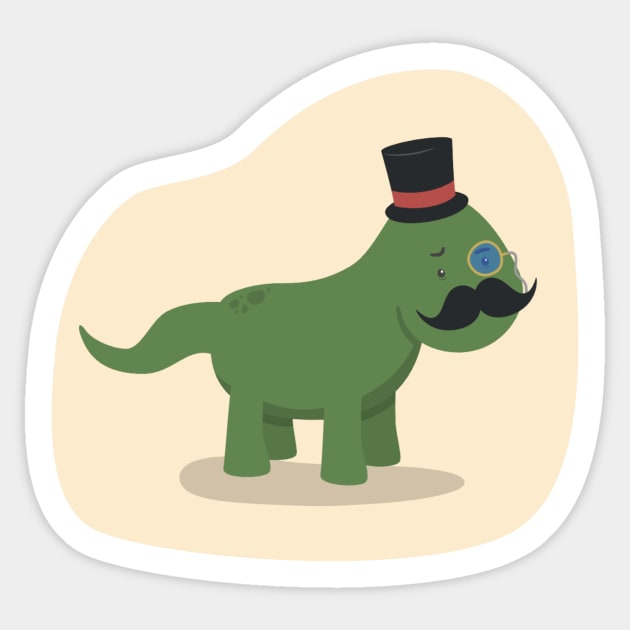 Dinosir Sticker by imjustmike